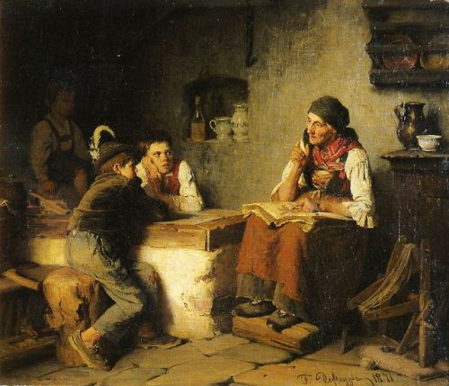 The Storyteller Franz Defregger 1871