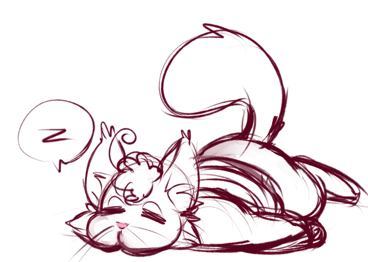 guwu:  Some lazy Ren doodlesM’garbage sona