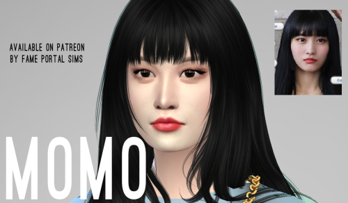 Sims 4 CAS: TWICE Momo