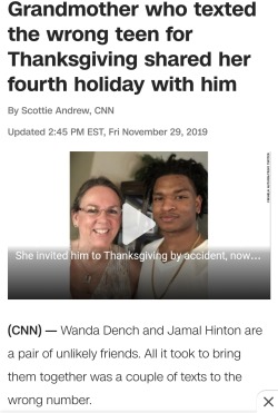 one-time-i-dreamt:one-time-i-dreamt:Remember this viral post? Wanda and Jamal and her husband Lonnie are the most wholesome people, this story brought tears to my eyes originally and I am crying once more learning from Jamal’s social media that