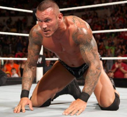 Randy Orton on all fours, who knew he could