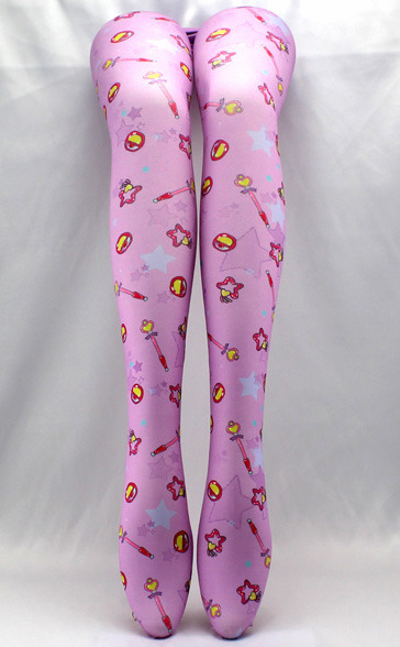 adacchin: bombisbomb: Magical Girl Tights $25 OK I SEE MY FRIENDS REBLOGGING THESE ALL THE TIME AND 