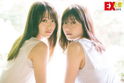 Porn Pics sakamichipost46:欅坂46 菅井友香、守屋茜の未公開グラビア【EX大衆8月号】EXweb