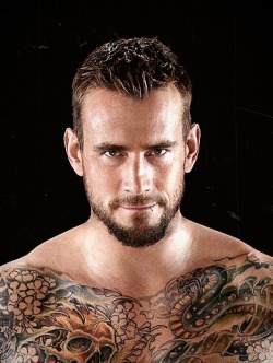 beardedandburly:  Phillip Jack Brooks better known by his ring name CM Punk, American professional wrestler signed with WWE. [View all posts of CM Punk] [Follow BeardedandBurly]