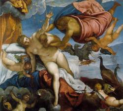 renaissance-art:  Tintoretto c. 1570 Origin of the Milky Way