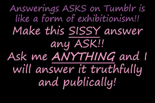 sissydonna: toccksucker: IT’S AMAZING HOW MANY TUMBLR’s REBLOG THIS AND DO NOT HAVE THE 