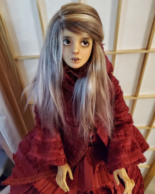 I’m almost through all the dolls! This girl is a Serenade Doll Charlotte SP. She has fun propo