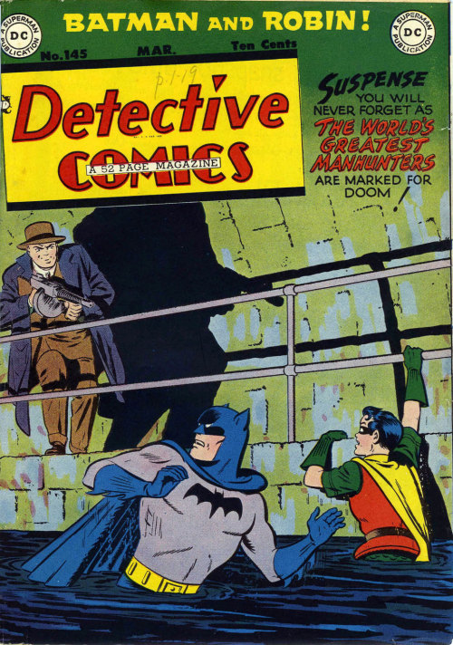 comicbookcovers:
“ Detective Comics #145, March 1949, Pencils:Win Mortimer, Inks:Charles Paris
”