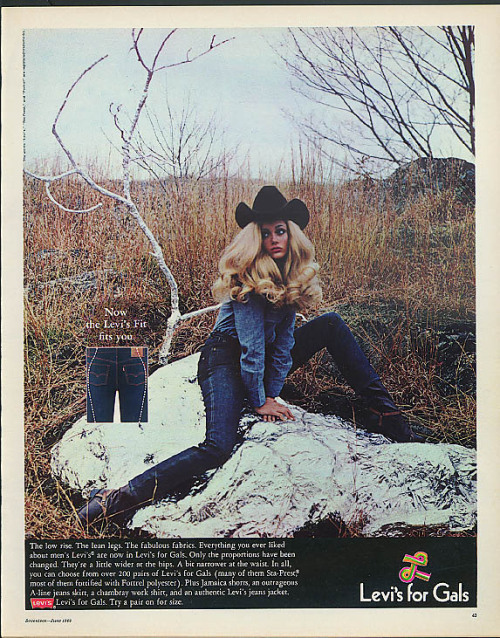 thecountryfucker: There is just something about a woman in a good hat and the best Levi’s ad of all 