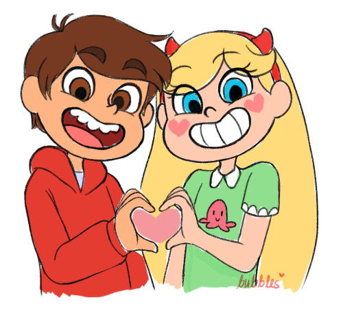 kihori:  AHHHH!!! Thanks for the love gais!!! <3 I gained a lot of followers from that Star doodle. Here, have a quick doodle sketch of Marco and Star showing my love to you all and also for the shippers.