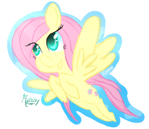 weiner-babe:  Some quick Fluttershy^^  <3
