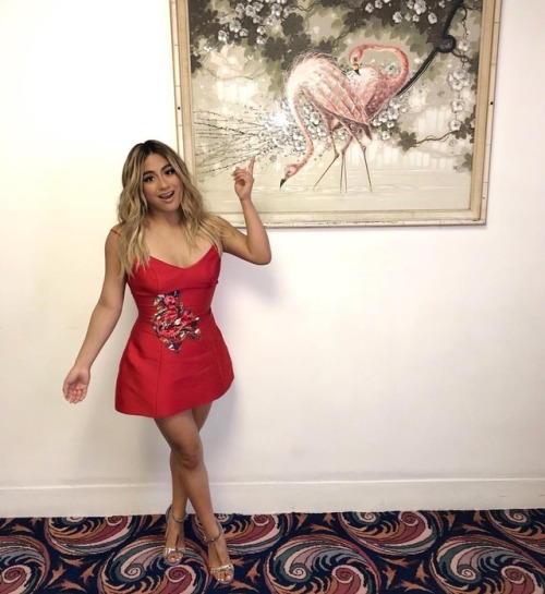 allybrooke: The flamingos on the wall needed to meet the flamingos on my dress