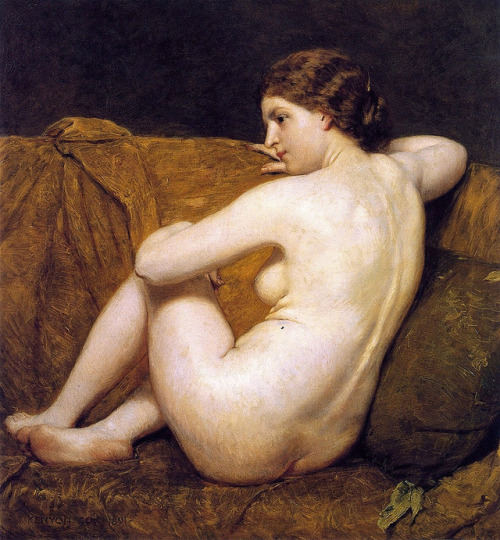 Kenyon Cox (American, 1856-1919). A blonde, 1891.