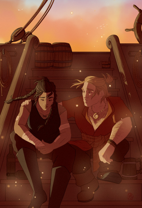 sunshinemage:I’m finally able to show you guys the piece I did for the @afterkirkwall zine!!I&