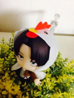  Nendoroid Levi in his chicken suit, as inspired