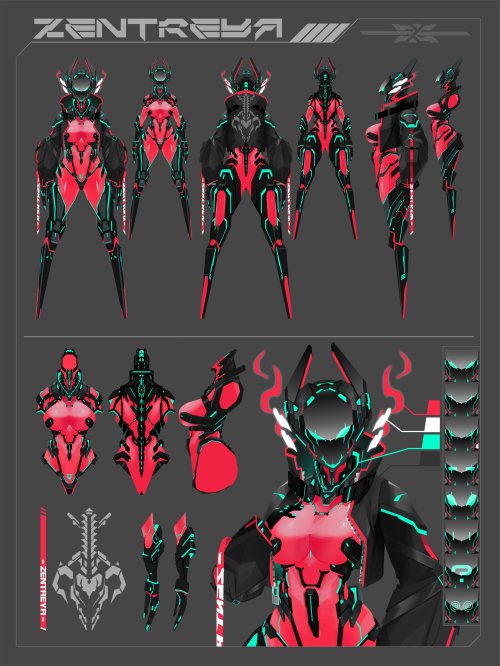 dummy-dot-exe:  “I have designed a suit for @zentreya of VSHOJO” by エカニス・エニカ@Echanis_Enicha