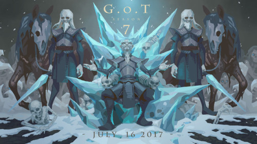 graphigeek: GOT Season 7 Inspired Artwork Digital artist named Alagan illustrates the characters fro