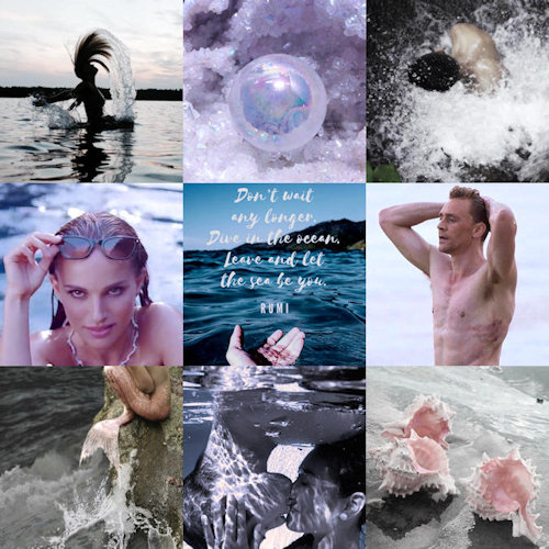 Title: Let the Sea be YouSquare Filled: R5 - Reflection @janefosterbingoArtist: CaitiPairing: Loki/J