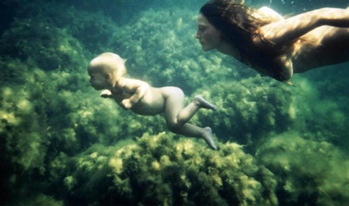 busybeatalks:  cosmofilius:  mytendonswork:  hexmama:  audreyandlittlebear:  beautifulbeanies:  earth-song: Father registers exciting photos of the birth of their 4 children in the sea. Births of babies are always exciting, especially when they happen