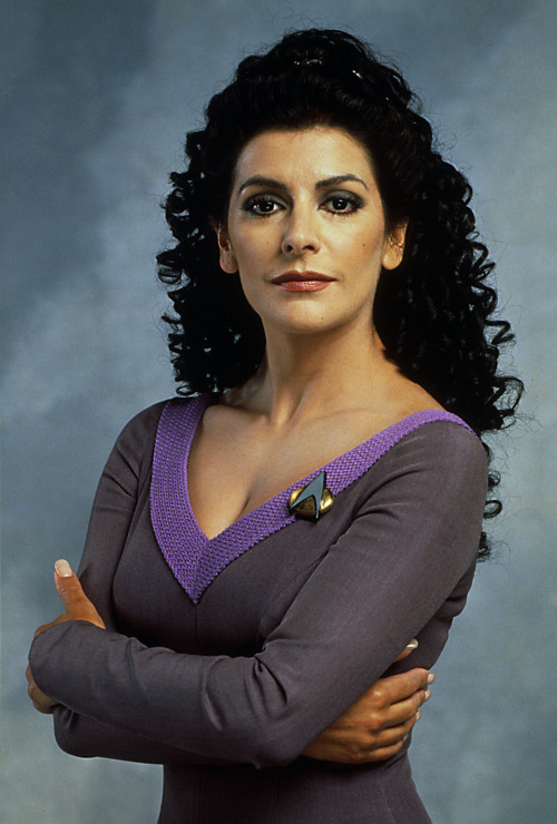 a-stitch-in-time-and-space:1871atboe:Marina Sirtis talks about Deanna Troi and the inverse relation 