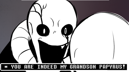 tratserenoyreve:  @sushinfood caught my attention by mentioning grandpa gaster so i whipped this up from this. lmao no i’m not gonna attempt to do wingdings ever again. 