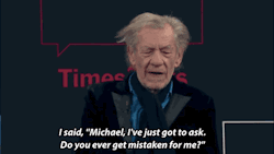 buzzfeedgeeky:  Sir Ian and Michael Gambon continue to be the most awesome people alive. [via]     
