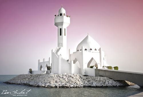 Masjid al-Hariri on the Persian Gulf in al-Khobar, Saudi Arabia