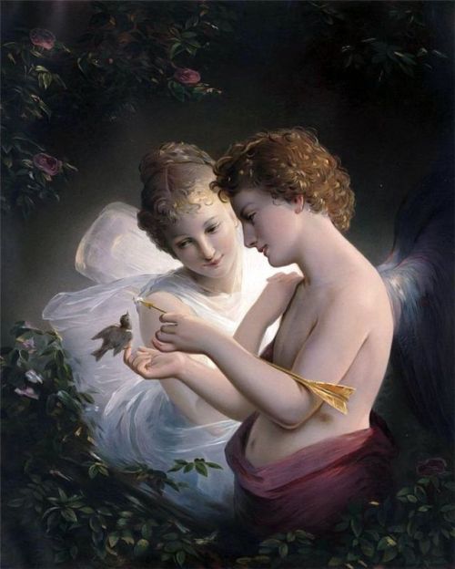 silenceforthesoul:Jean Baptiste Regnault (1754-1829) - Cupidon et Psyche