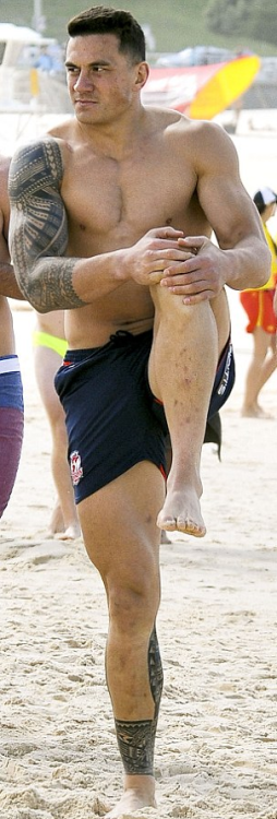 roscoe66:  Sonny Bill Williams of the Sydney Roosters