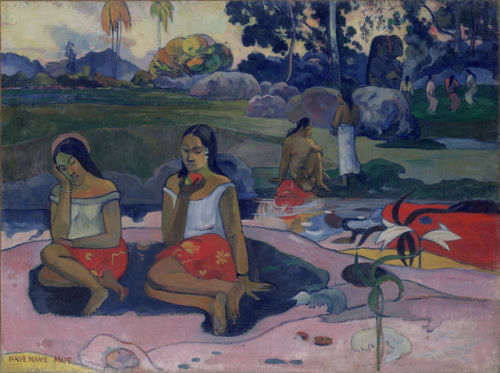 thusreluctant:  Sacred Spring, Sweet Dreams (Nave Nave Moe) by Paul Gauguin 