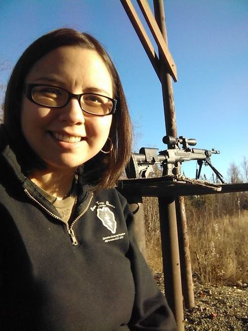 Me and "sheila" at the range today.