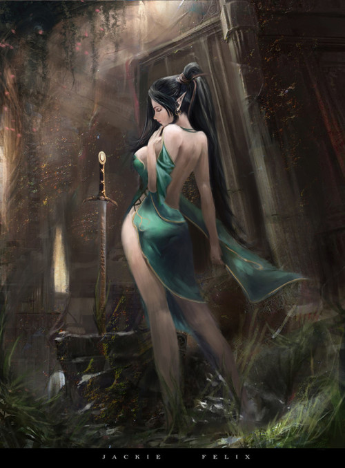 Sword of truth  Jackie Felix www.artstation.com/artwork/lEEWO