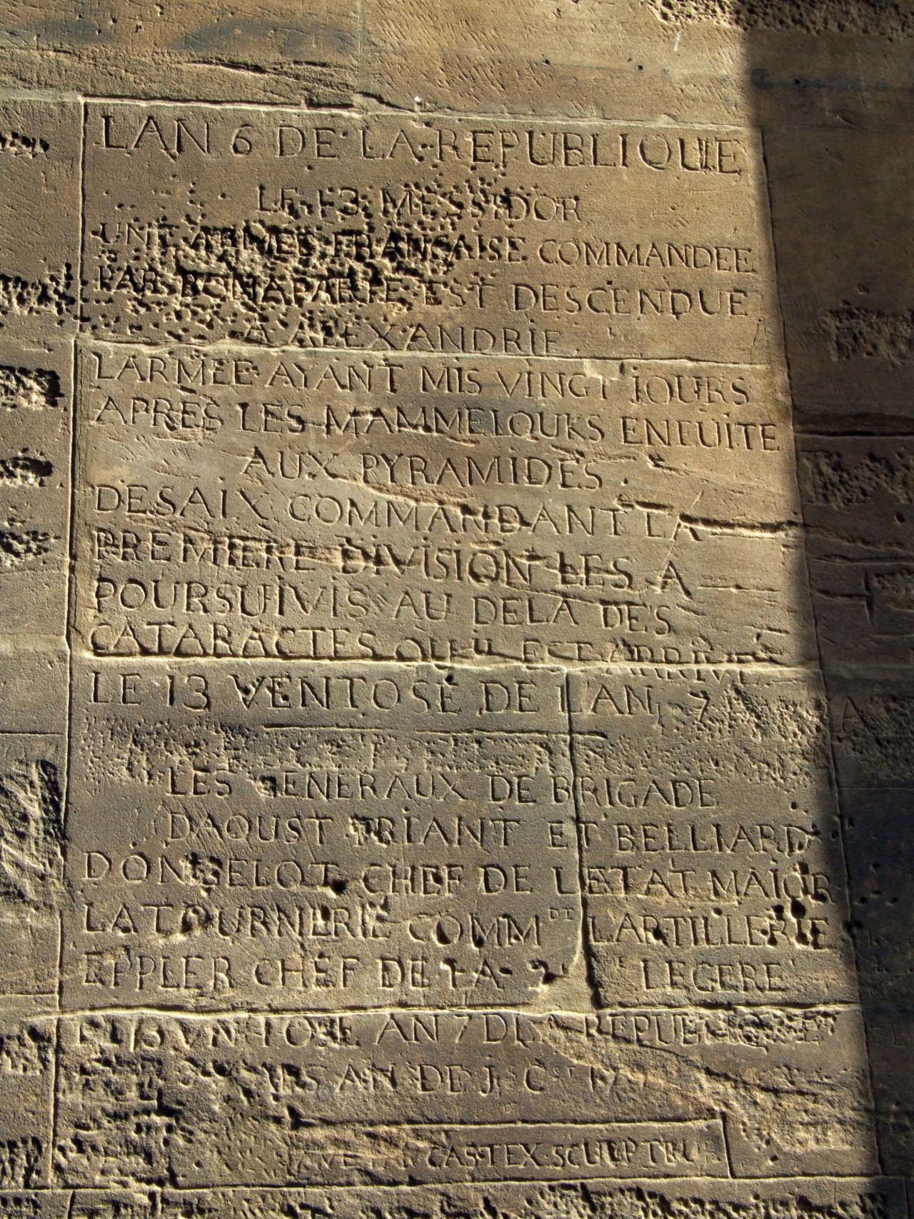 peashooter85:  Graffiti left by Napoleon Bonaparte’s troops on the Ancient Egyptian