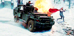 claraoswin:  Avengers, I’m going to show you the end of the world: Boom. When the