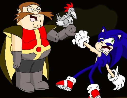 family guy sonic crossovers are honestly a blessing 