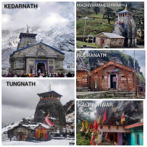 #PanchKedarTemples : #Uttarakhand #PanchKedar  (पञ्चकेदार) refers to five #HinduTempl