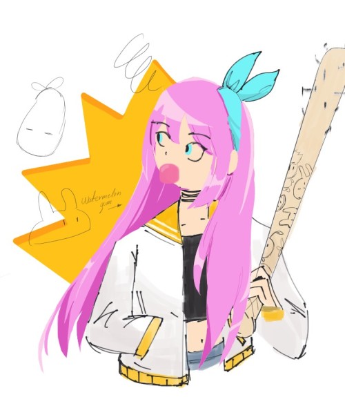 I Dont Think Im Gonna Finish This But I Like How I Did The Hair Xd