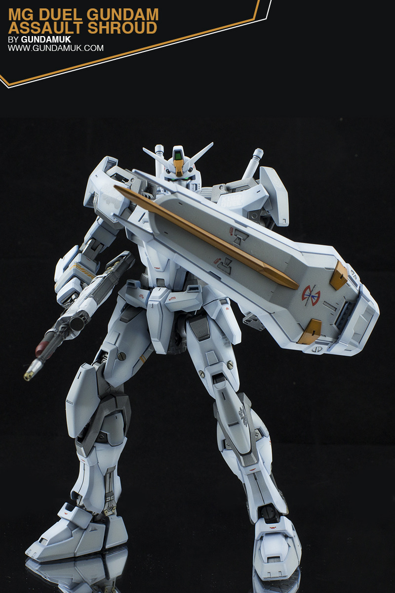 gunjap:  MG Duel Gundam Assault Shroud: Work by GundamUK. Photoreview Full Size Images,