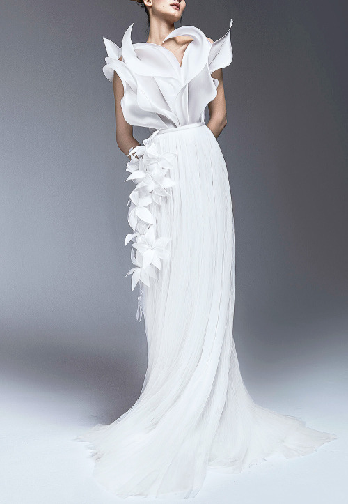 evermore-fashion:Sara Mrad ‘Marie Antoinette’ Spring 2021 Bridal Couture Collection