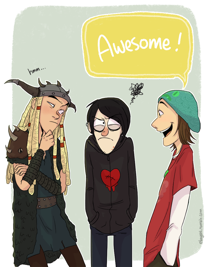 ekayart:  At this point, I’m not even sure if I love these three individual characters