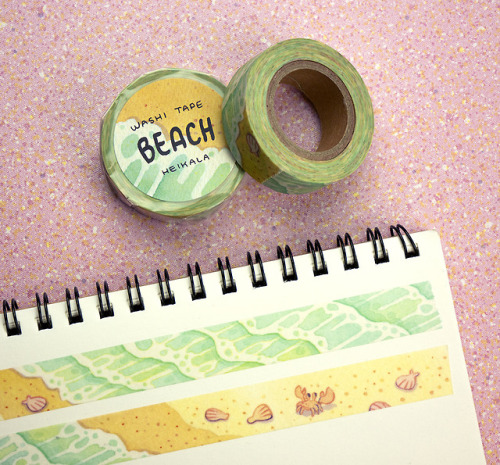 Holiday countdown continues with a brand new product launch: washi tapes in two sea themed designs! 