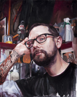 Portrait of the Artist, Jeff Rassier, Head