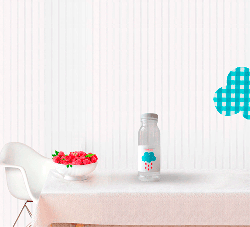 Cutest drinking yoghurt package! Design by Regina Puig