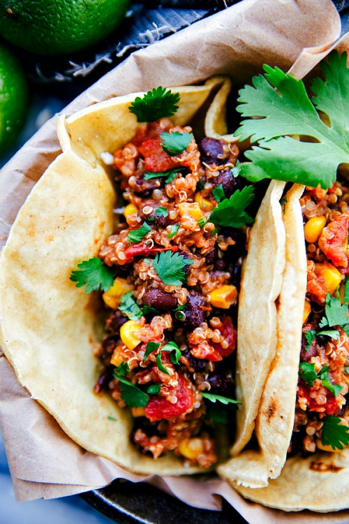 foodlife11:hoardingrecipes:Crockpot Mexican Quinoa TacosVisit us for more recipes and food photograp
