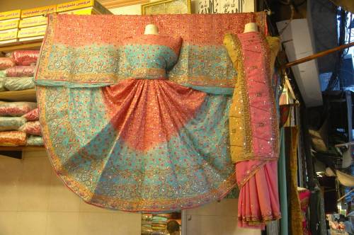 Textiles at Gumti Bazaar in Pakistan