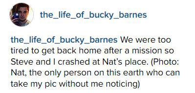 the-life-of-bucky-barnes:  On Instagram 