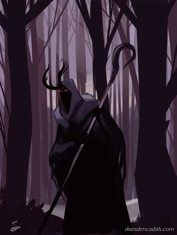 A very quick speed painting of The Necromancer of Dol Guldur!