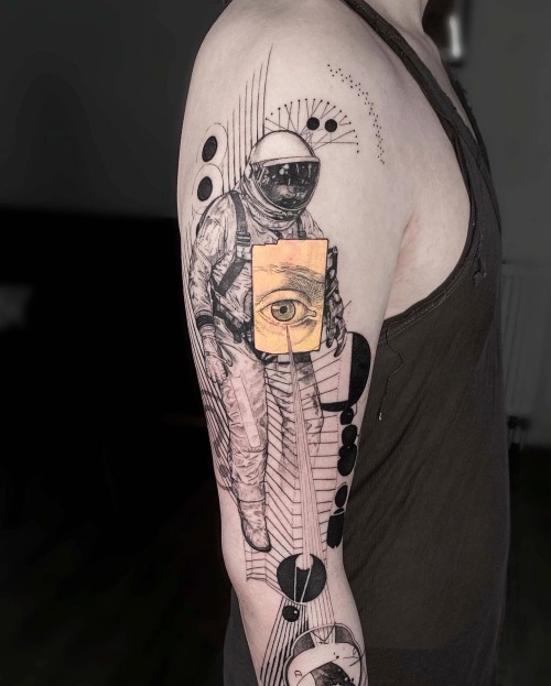 200 Astronaut Tattoos That Let You Reach For The Stars