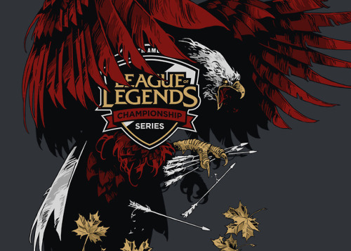 League of Legends / MSI 2018 / NA LCSNorth America LCS crest for League of Legends Mid-Season Iventa