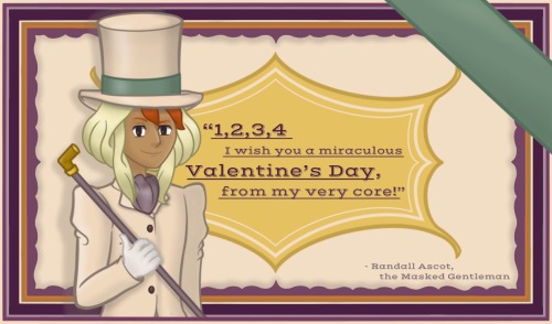 Professor Layton Valentines Day Cards ~